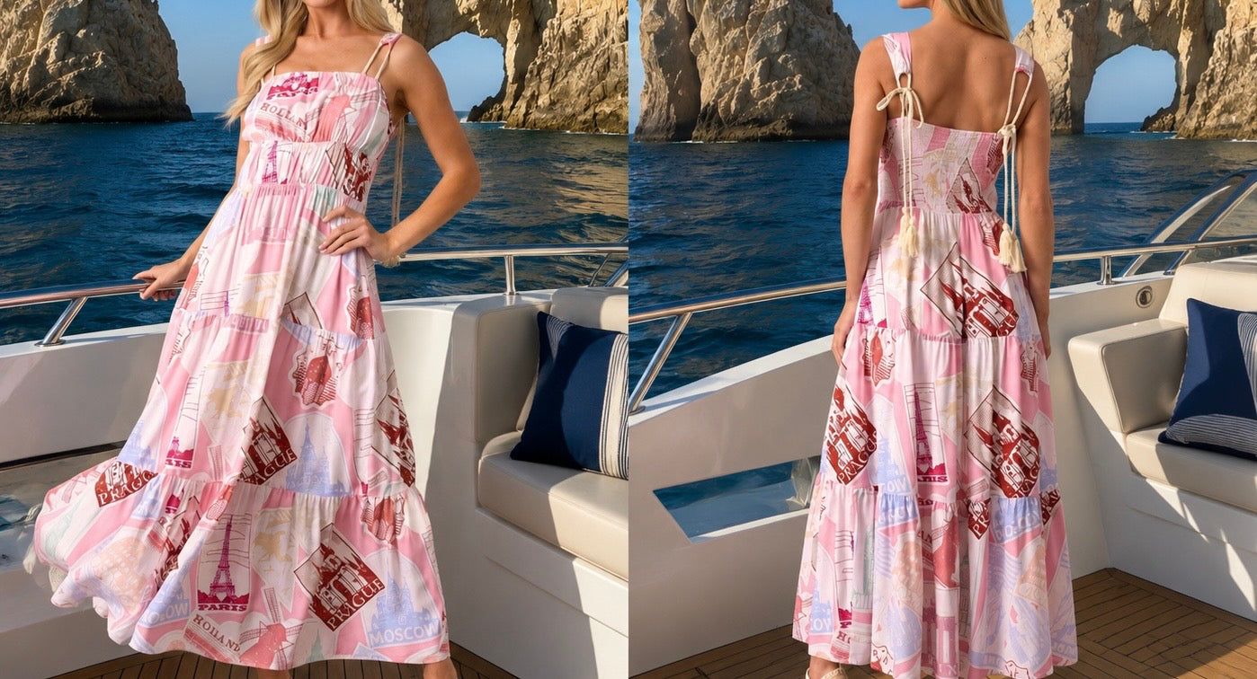 Postcard Dreams Maxi Dress