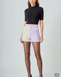 Endless Rose Color-Block High Waist Short