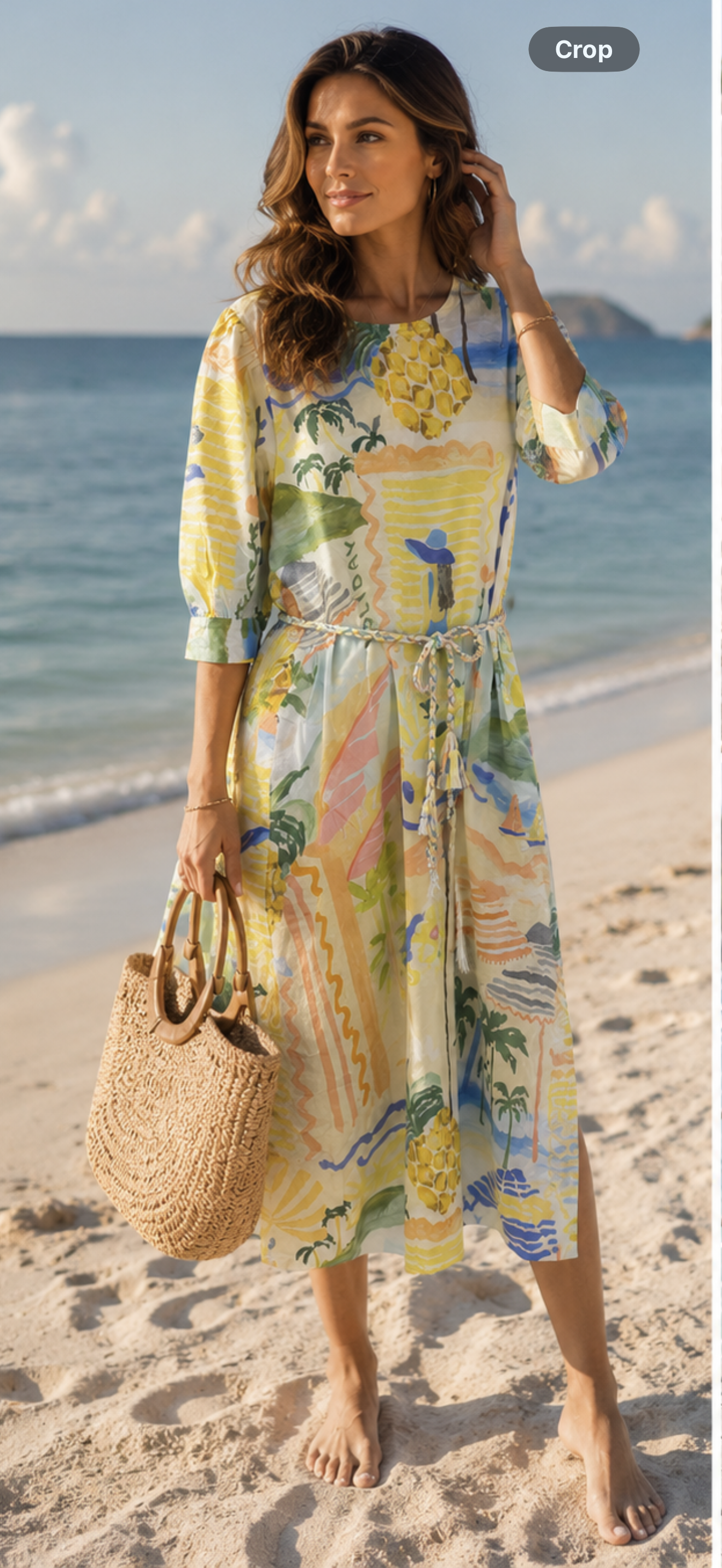 Prosperina linen dress
