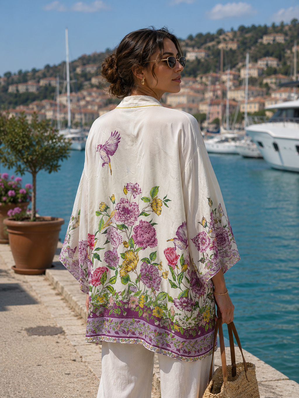 Taj by Sabrina Crippa Kimono-Style Cover up