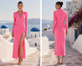 Ser.o.ya Neón Pink Maxi Dress