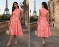 Prosperina Eliana Reversible Midi Dress